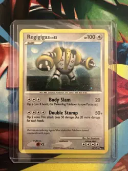 Regigigas 4/17 POP Series 9 Promo Holo Rare Pokemon Card LP - Image 1