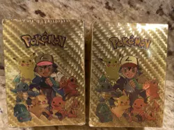 Lot of 2 Boxes of Pokemon Gold Foil Card Deck Gold NEW SEALED RARE - Image 1