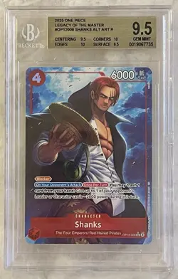 Shanks (008) (Alternate Art) OP12-008 Legacy of the Master Foil BGS 9.5 - Image 1