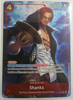 Shanks (008) (Alternate Art) OP12-008 Legacy of the Master Foil - Image 1