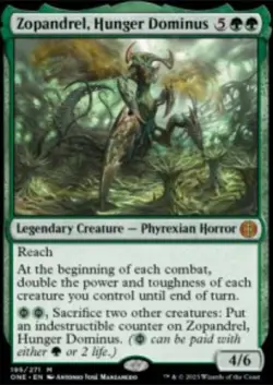 Zopandrel, Hunger Dominus Phyrexia: All Will Be One (ONE) 195 MTG Foil - Image 1