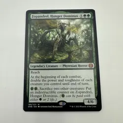 Zopandrel, Hunger Dominus NM Phyrexia: All Will Be One Regular MTG Magic - Image 1