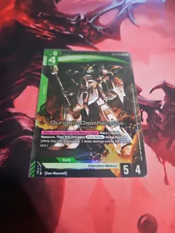 Gundam Card Game Newtype Rising Gundam Deathscythe GD01-025 LR Holo Foil - Image 1