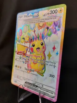 Pikachu ex 219/191 - Sv08: Surging Sparks Double Ultra Rare Pokemon TCG - NM - Image 4