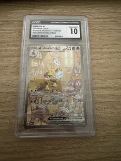 Alakazam ex 201/165 Sv: Scarlet & Violet 151 CGC GEM Mint 10 SIR Pokemon TCG - Image 1