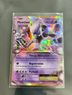 ⭐Mewtwo EX 52/108 XY Evolutions Pokemon Card Ultra Art Rare Holo Near Mint - Image 1