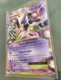 ⭐Mewtwo EX 52/108 XY Evolutions Pokemon Card Ultra Art Rare Holo Near Mint - Image 2