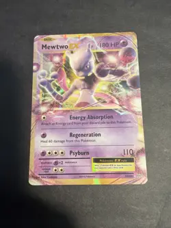 Mewtwo EX 52/108 XY Evolutions Holo Rare Pokemon Card – Authentic - Image 1