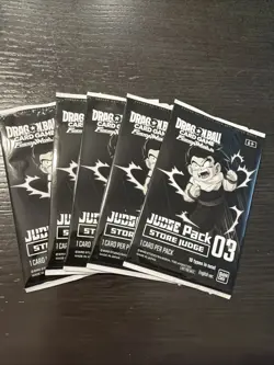 Dragon Ball Super Card Game Fusion World Store Judge Pack 03 English New X5 - Image 1