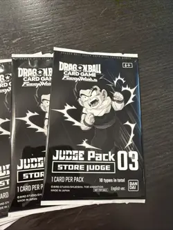 Dragon Ball Super Card Game Fusion World Store Judge Pack 03 English New X5 - Image 2