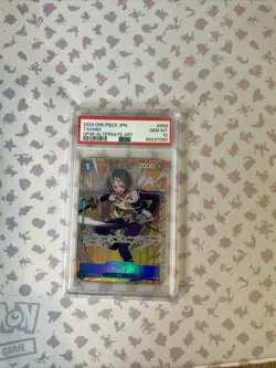 PSA 10 - Tashigi OP06-050 Alt Art Japanese ONE PIECE Card Game Wings of Captain - Image 1