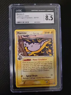 Mantine Delta 20/101 - 2006 EX Dragon Frontiers - Vintage Pokemon Card CGC 8.5 - Image 1