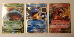 [3 Card Lot] Pokemon XY Evolutions Starter Trio EX Collection - Image 1