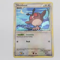 Hoothoot HGSS Black Star Holo Promo Card #HGSS05 2010 Pokemon LP - Image 1