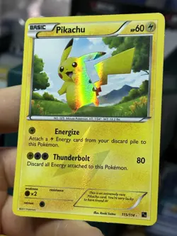 #2 Pikachu 115/114 Black & White 2011 Secret Rare Holo Pokemon Card TCG - Image 4