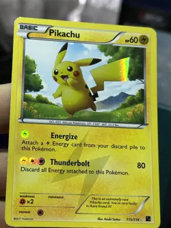 #2 Pikachu 115/114 Black & White 2011 Secret Rare Holo Pokemon Card TCG - Image 5