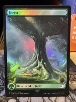 Forest #307 FULL ART Final Fantasy Foil NM MTG Magic Card - Image 1