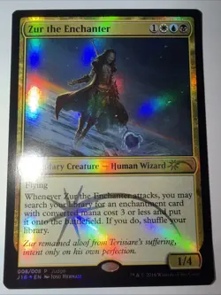 Zur the Enchanter - Foil Promo Judge Gift Cards Nm MTG - Image 1