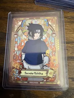Sasuke Uchiha NARUTO NRSA01-SP-002L5 Naruto Kayou Card - ENGLISH - Heaven Scroll - Image 1