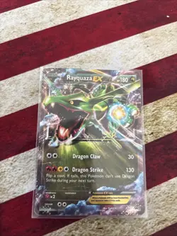Pokemon TCG Rayquaza EX XY73 XY Black Star Promo - Image 1