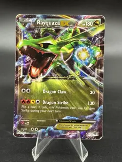 Rayquaza EX - XY73 - XY Black Star Promo - Damaged - Pokemon TCG - Image 1