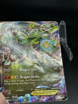 Rayquaza EX - XY73 - XY Black Star Promo - Damaged - Pokemon TCG - Image 2
