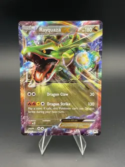 Pokemon TCG Rayquaza EX XY73 XY Black Star Promos LP - Image 1