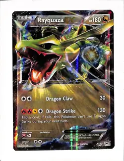 Pokemon TCG Rayquaza EX XY73 Ultra Rare Holo Black Star Promo - Image 1