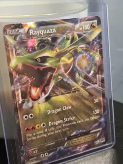 Pokemon TCG XY73 Rayquaza EX Black Star Promo Ultra Rare Holo Card - Image 1