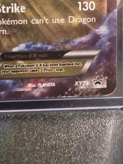 Pokemon TCG XY73 Rayquaza EX Black Star Promo Ultra Rare Holo Card - Image 3
