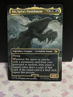 Mtg Sin, Spira's Punishment (Borderless) Final Fantasy Regular Rare - Image 1