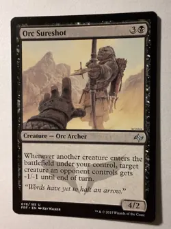 Magic the Gathering MTG Orc Sureshot (78) Fate Reforged LP - Image 1
