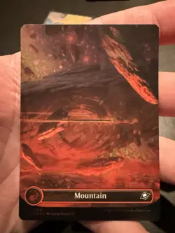 Mountain (0370) (Borderless) (Galaxy Foil) Edge of Eternities Foil - Image 1