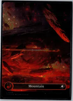 Mountain (0370) (Borderless) (Galaxy Foil) Foil L Edge of Eternities 370 NM - Image 1