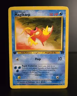 Pokemon TCG - MAGIKARP - 1ST EDITION - 47/82 - TEAM ROCKET (2000) - WOTC - HP - Image 1