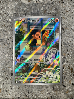 Pokemon TCG Charmander SVP044 Illustration Rare Black Star Promo Holo SEALED - Image 1