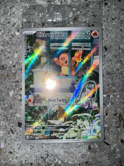 Pokemon TCG Charmander SVP044 Illustration Rare Black Star Promo Holo SEALED - Image 3
