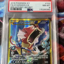 Gyarados Ex Secret Pokemon Xy Breakpoint 123/122 PSA 8 - Image 5