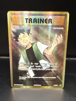 Pokemon TCG Brock’s Grit (Full Art) 107/108 Evolutions Holo Ultra Rare A - Image 2