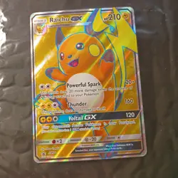 Raichu GX SM90 Full Art Holo Black Star Promo Pokemon Shining Legends - Image 1