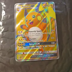 Raichu GX SM90 Full Art Holo Black Star Promo Pokemon Shining Legends - Image 2