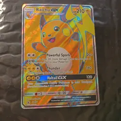 Raichu GX SM90 Full Art Holo Black Star Promo Pokemon Shining Legends - Image 5