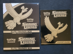 Pokemon Shining Legends ETB Player's Guide & Box Cover Featuring Ho-Oh - Image 1