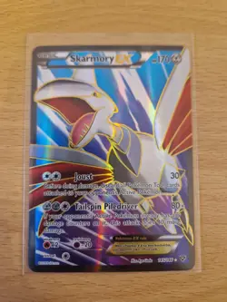Pokemon TCG Skarmory EX Full Art Rare Card 145/146 XY Base set - Image 1