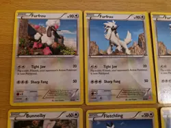 Pokemon TCG Furfrou Bunnelby XY Trainer Kit (sylveon/noivern set) - Image 2