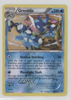 Greninja Reverse Foil Pokemon XY Breakpoint #40 - Image 1