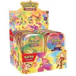 Pokemon TCG Scarlet & Violet 151 Mini Tin Display 10 Tins Factory Sealed - Image 1