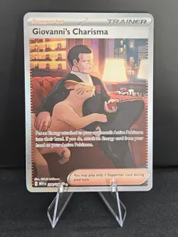 Pokemon Giovanni's Charisma 151 204/165 Special Illustration Rare Holo - Image 2