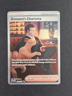 Pokemon Giovanni's Charisma 151 204/165 Special Illustration Rare Holo - Image 3