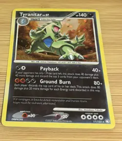Tyranitar - 17/123 - Holo Mysterious Treasures - EXC | Pokemon - Image 1